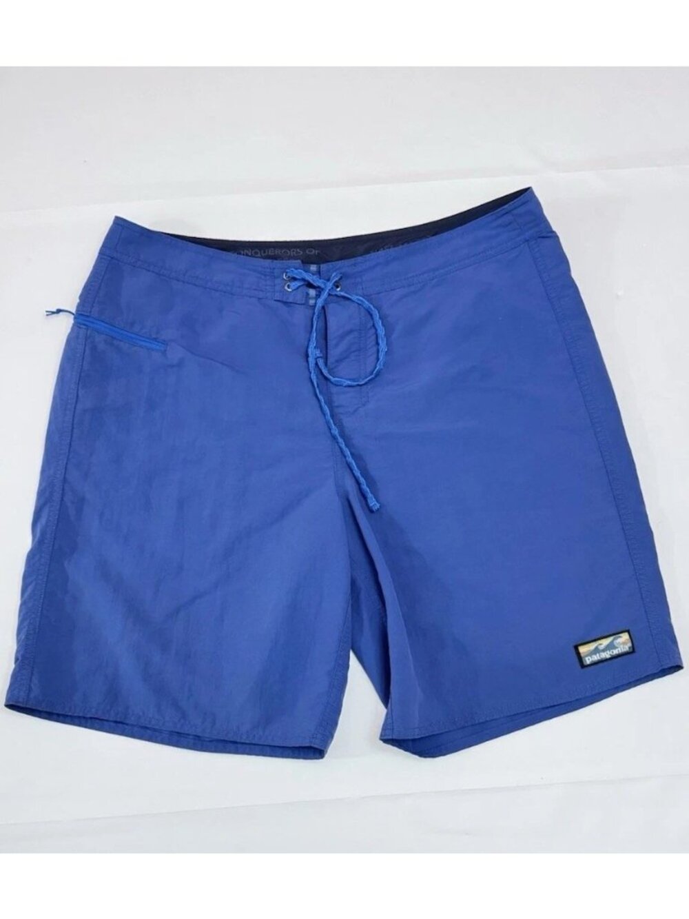 Patagonia Wavefarer Boardshorts Mens 34 Blue Nylon Durable Water Repellent Beach